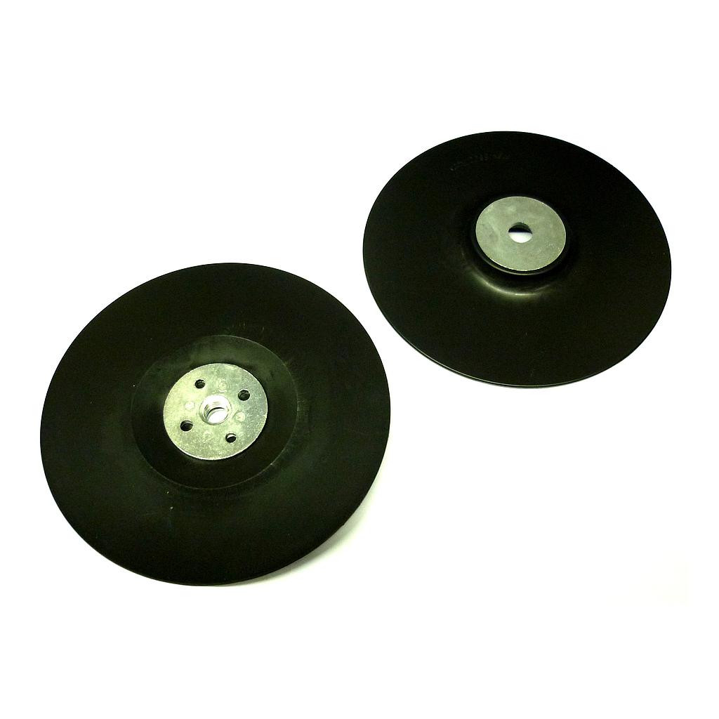 Back-up Pad Ø180 mm Rubber M14 + Central Screw
