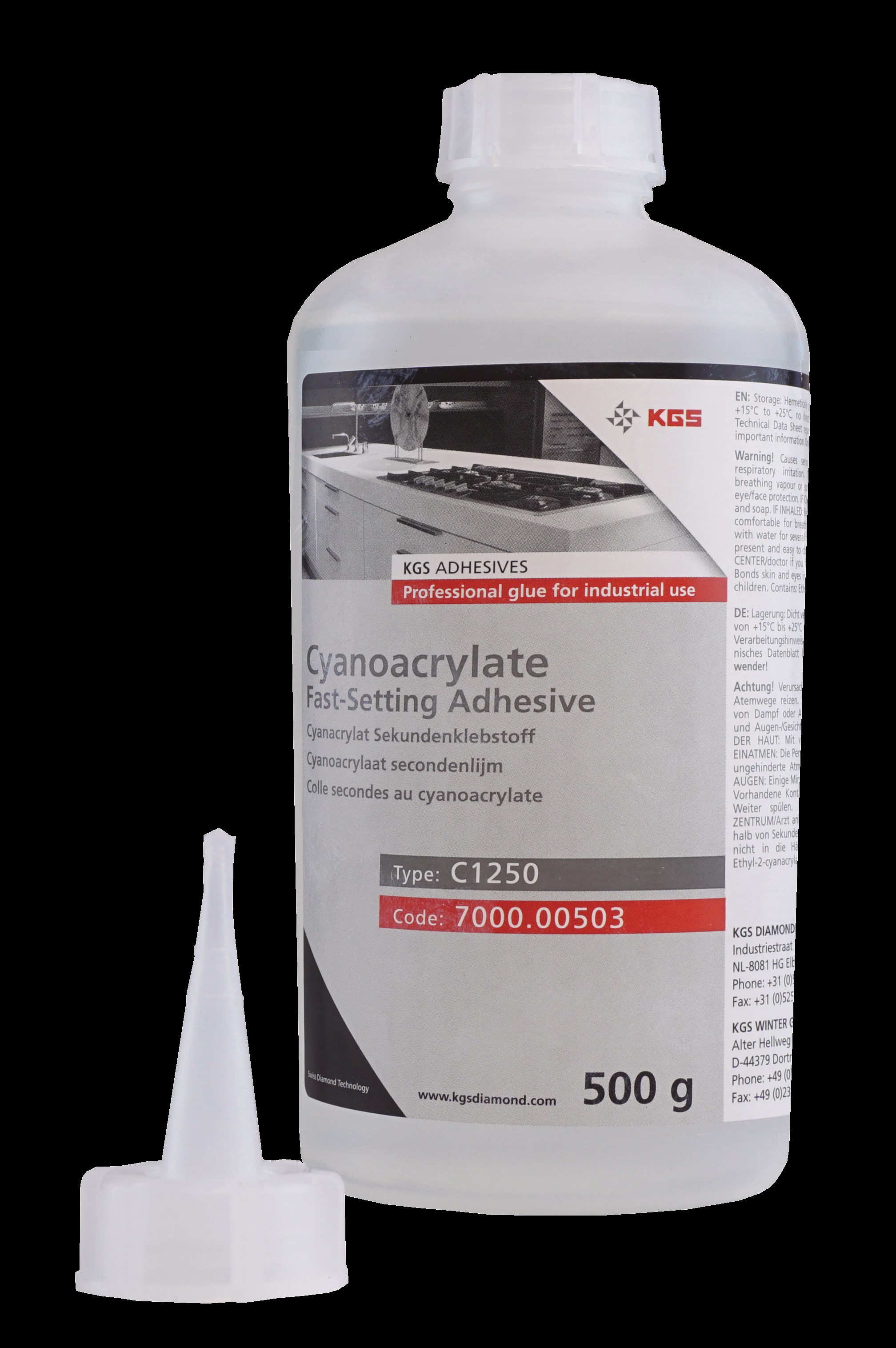KGS Cyanoacrylaat Secondelijm 500 ml